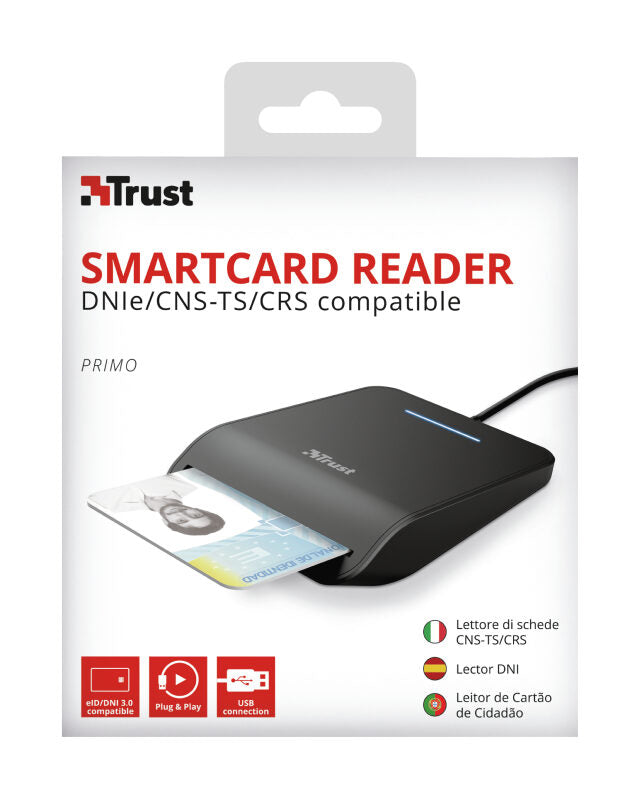 Trust Primo lettore di card readers Interno CardBus+USB 2.0 Nero