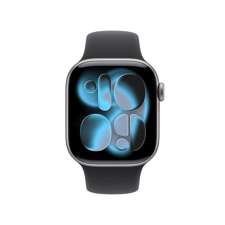 Apple Watch Series 11 GPS 42mm Cassa Alluminio Grigio Siderale con Sport Band Nero - M/L
