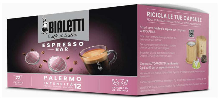 Bialetti Palermo Capsule caffè 72 pz