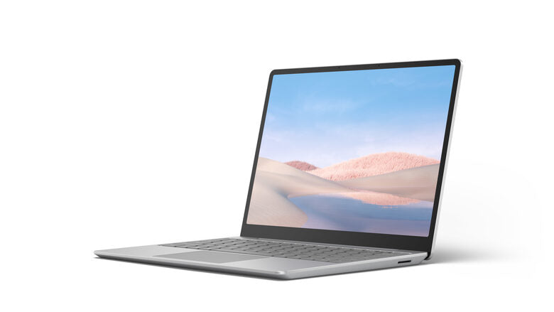 Microsoft Surface Laptop Go Intel® Core™ i5 i5-1035G1 Computer portatile 31,6 cm (12.4") Touch screen 4 GB LPDDR4x-SDRAM 64 GB eMMC Wi-Fi 6 (802.11ax) Windows 10 Home in S mode Platino