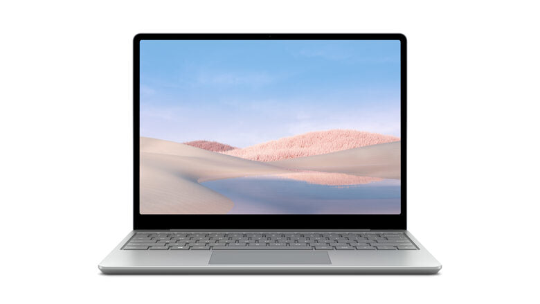 Microsoft Surface Laptop Go Intel® Core™ i5 i5-1035G1 Computer portatile 31,6 cm (12.4") Touch screen 4 GB LPDDR4x-SDRAM 64 GB eMMC Wi-Fi 6 (802.11ax) Windows 10 Home in S mode Platino