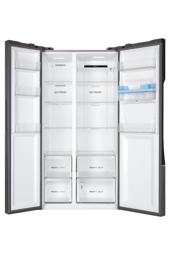 Haier SBS 90 Serie 3 HSR3918EWPG frigorifero side-by-side Libera installazione 521 L E Argento