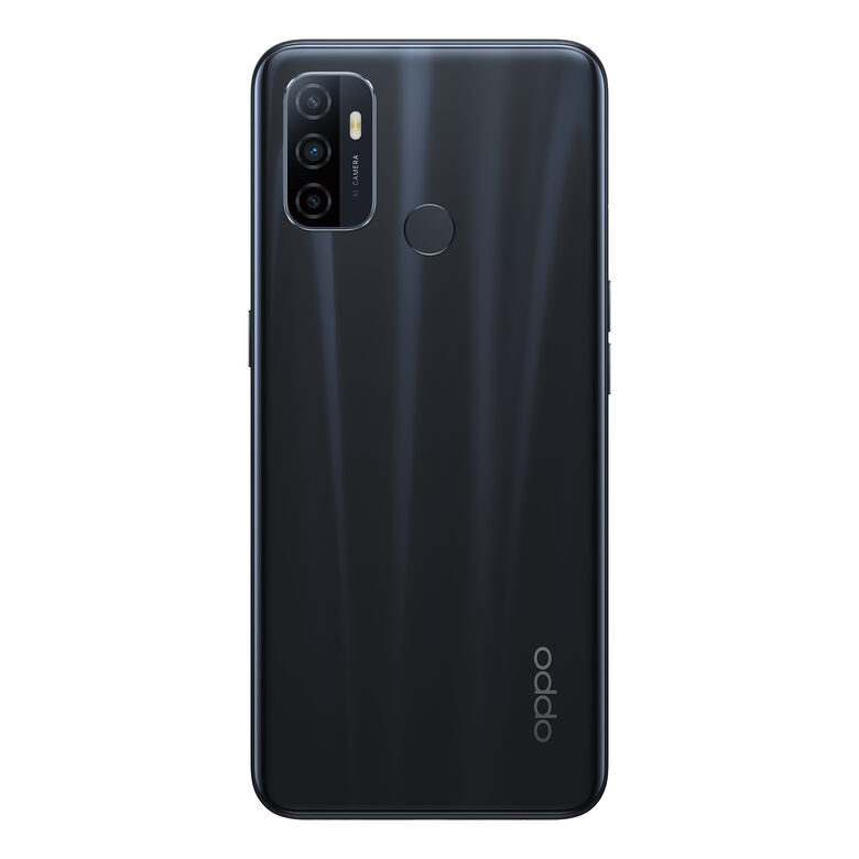 OPPO A53s Smartphone, 186g, Display 6.5" HD+ LCD, 3 Fotocamere 13MP, RAM 4GB + ROM 128GB Espandibile, Batteria 5000mAh, Ricarica Rapida, Dual Sim, [Versione Italiana], Electric Black