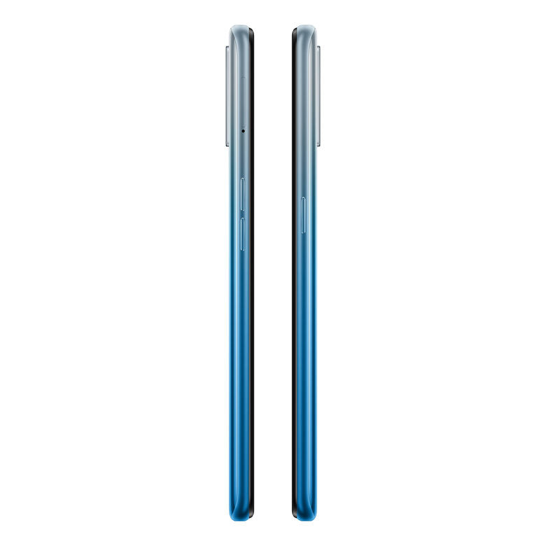 OPPO A53s Smartphone, 186g, Display 6.5" HD+ LCD, 3 Fotocamere 13MP, RAM 4GB + ROM 128GB Espandibile, Batteria 5000mAh, Ricarica Rapida, Dual Sim, [Versione Italiana], Fancy Blue