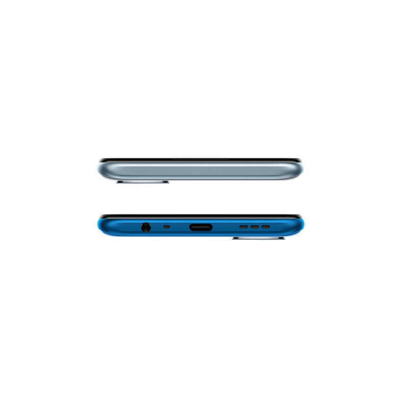 OPPO A53s Smartphone, 186g, Display 6.5" HD+ LCD, 3 Fotocamere 13MP, RAM 4GB + ROM 128GB Espandibile, Batteria 5000mAh, Ricarica Rapida, Dual Sim, [Versione Italiana], Fancy Blue