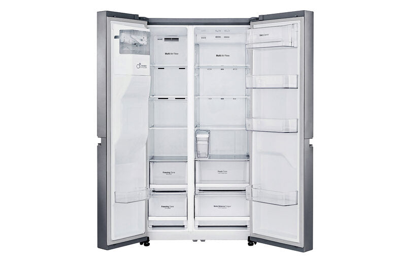 LG GSL481PZXZ frigorifero side-by-side Libera installazione 601 L F Acciaio inossidabile