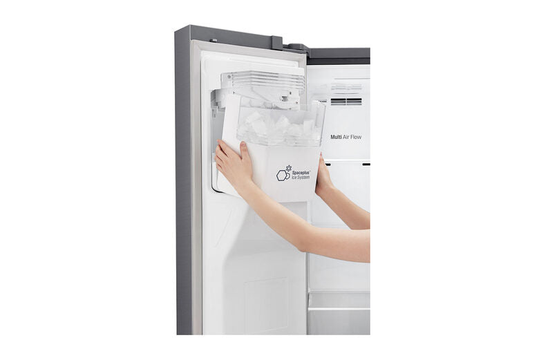 LG GSL481PZXZ frigorifero side-by-side Libera installazione 601 L F Acciaio inossidabile