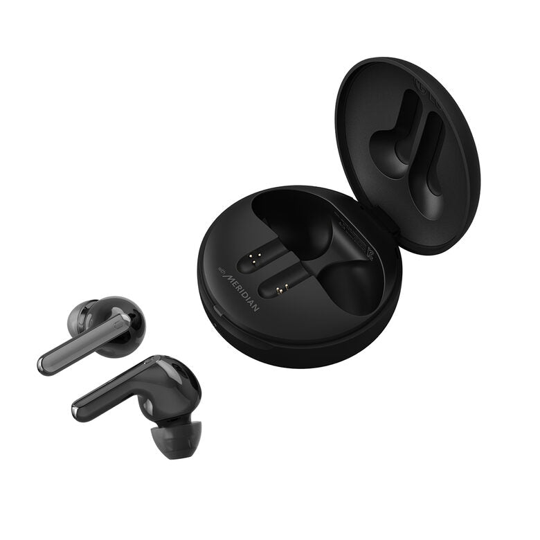 LG TONE Free FN7 Black Cuffie Bluetooth True Wireless Meridian Audio ANC con custodia UVnano