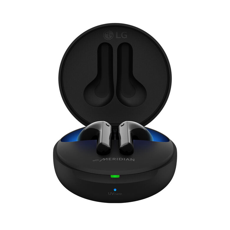 LG TONE Free FN7 Black Cuffie Bluetooth True Wireless Meridian Audio ANC con custodia UVnano