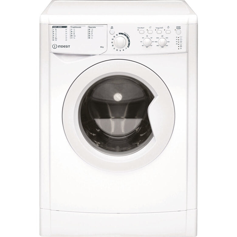 Indesit EWSC 61251 W EU N lavatrice Caricamento frontale 6 kg 1200 Giri/min F Bianco