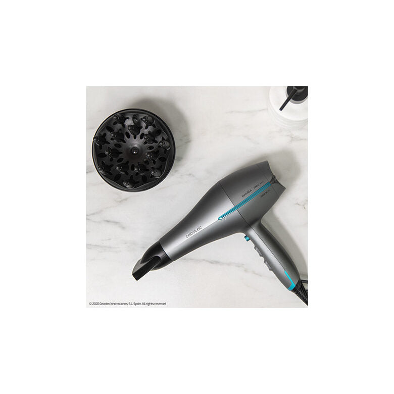 Cecotec Bamba IoniCare 5300 Maxi Aura asciuga capelli 2200 W Grigio