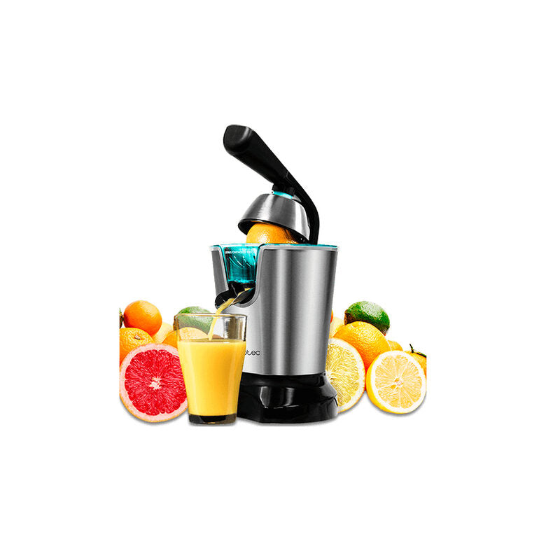 Cecotec Zitrus PowerAdjust 600 Black spremiagrumi elettrico 600 W Nero, Acciaio inossidabile