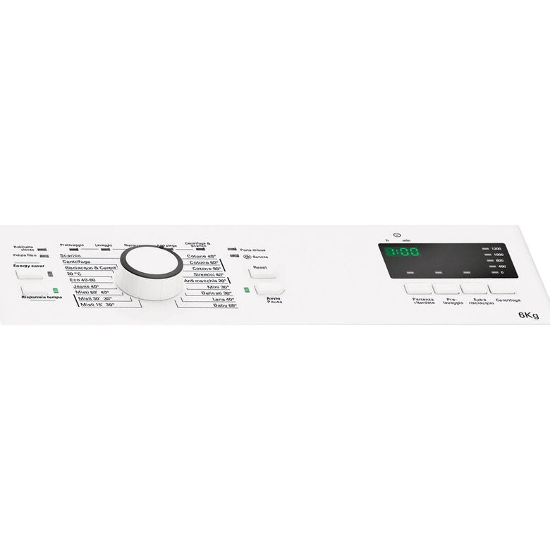 Hotpoint WMTF 623U IT/N lavatrice Caricamento dall'alto 6 kg 1200 Giri/min D Bianco
