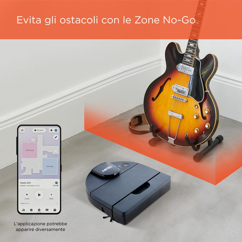 Neato Robotics D8 Aspirapolvere Robot capacità del contenitore raccogli polvere 0,7 L Indaco