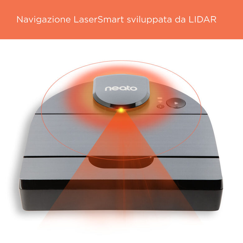 Neato Robotics D10 Aspirapolvere Robot capacità del contenitore raccogli polvere 0,7 L Argento