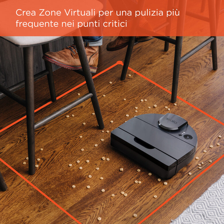 Neato Robotics D10 Aspirapolvere Robot capacità del contenitore raccogli polvere 0,7 L Argento