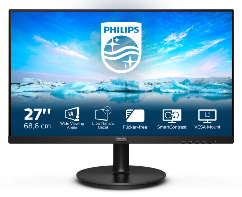 Philips V Line 271V8L/00 LED display 68,6 cm (27") 1920 x 1080 Pixel Full HD Nero