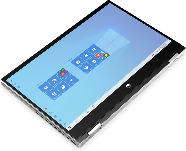 HP Pavilion x360 14-dw1012nl Ibrido (2 in 1) 35,6 cm (14") Touch screen Full HD Intel® Pentium® Gold 8 GB DDR4-SDRAM 256 GB SSD Wi-Fi 5 (802.11ac) Windows 10 Home Argento