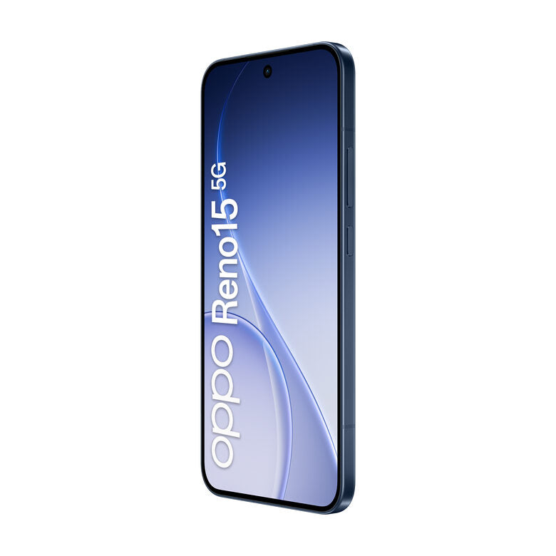 OPPO Reno15 5G AI Smartphone, Tripla fotocamera 50+50+8MP, Selfie 50MP, Display 6.59” 120HZ AMOLED FHD+, 6500mAh, RAM 8GB(Esp2GB/4GB/8GB)+ROM 512GB [Versione Italia], Twilight Black