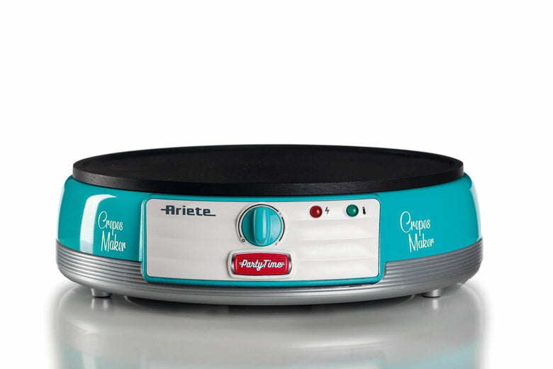 Ariete 0202 crepiera 1 crepe 1000 W Blu, Argento, Bianco