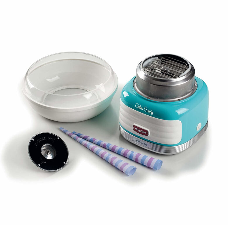 Ariete 2973 macchina per zucchero filato Blu, Argento, Bianco 450 W