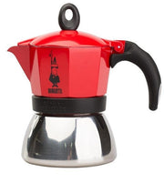 Bialetti Moka induction 0,24 L Rosso, Argento