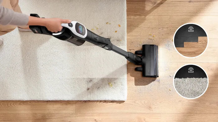 Bosch BCS1041WAC Scopa elettrica, Unlimited 10, Bianco