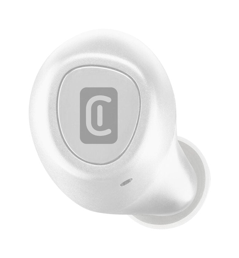 Cellularline Blink Auricolari Bluetooth® in-ear con carica batteria portatile con play-time totale fino a 14 ore Bianco