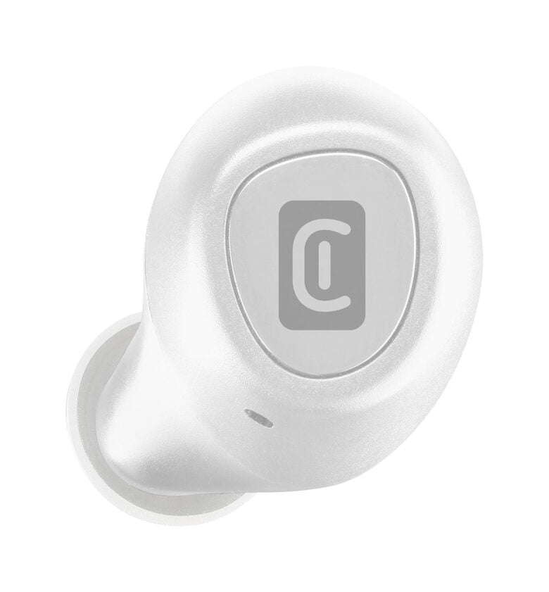 Cellularline Blink Auricolari Bluetooth® in-ear con carica batteria portatile con play-time totale fino a 14 ore Bianco