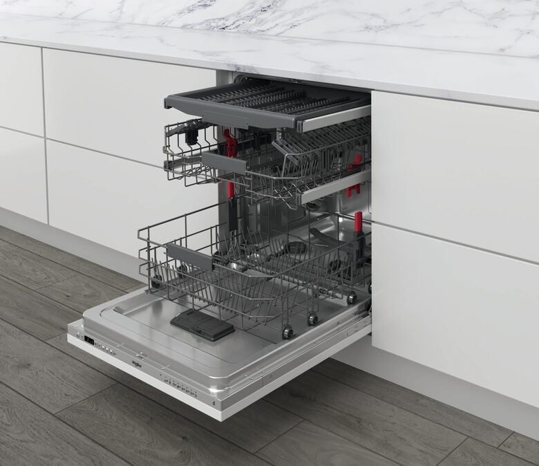 Whirlpool WIC 3C33 F Lavastoviglie a Incasso Scomparsa Totale 14 coperti D