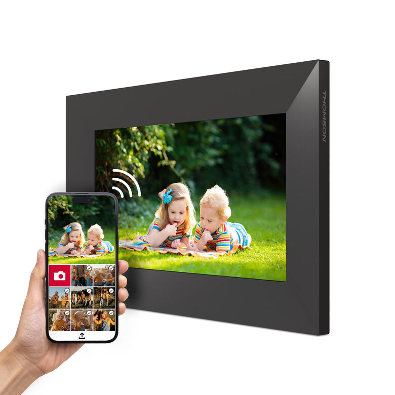 Thomson F07 cornice per foto digitali Nero 17,8 cm (7") Touch screen Wi-Fi