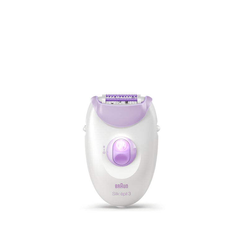 Braun Silk-épil 3 -170, Epilatore Donna Per La Rimozione Duratura Dei Peli - Bianco/Viola