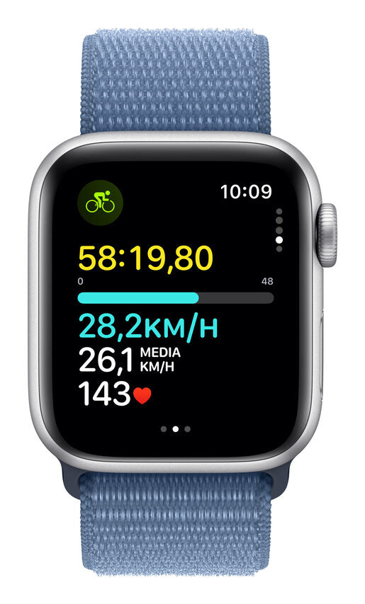 Apple Watch SE GPS Cassa 40mm in Alluminio con Cinturino Sport Loop Blu Inverno