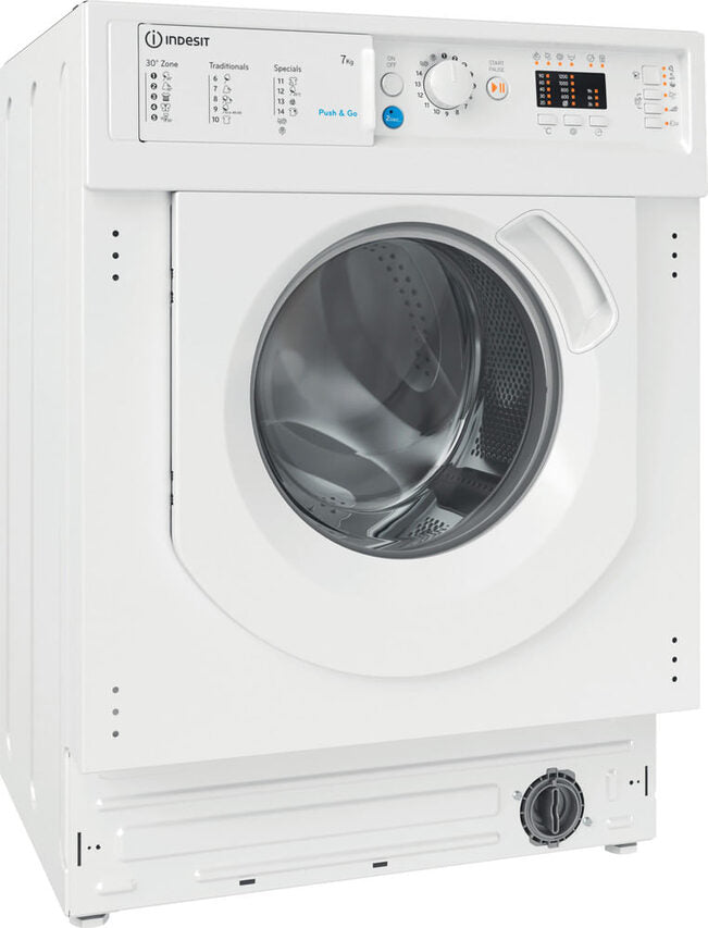 Indesit BI WMIL 71252 EU N Lavatrice a Incasso Caricamento frontale 7 kg 1200 Giri/min E Bianco