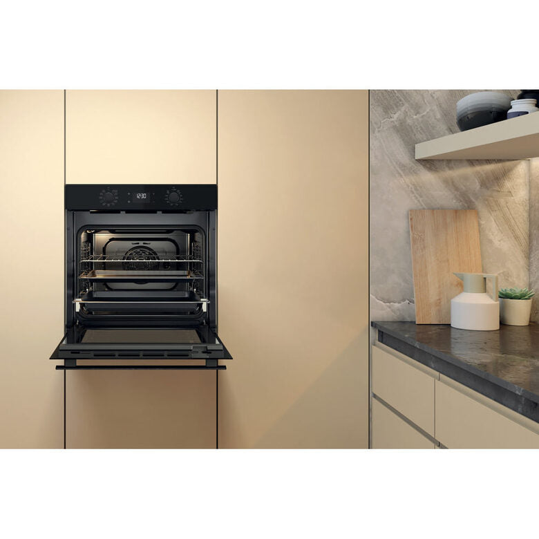 Whirlpool OMR58HU1B Forno Multifunzione Inox 12 Funzioni Cook3 classe A+ 71Lt