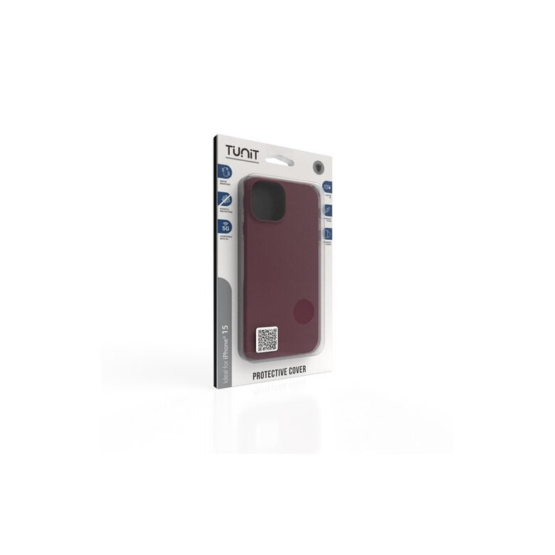 TUNIT TTIP15MSBD custodia per cellulare 15,5 cm (6.1") Cover Borgogna