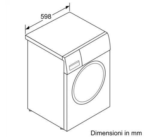 Bosch Serie 8 WIW28541EU Lavatrice a Incasso Caricamento frontale 8 kg 1400 Giri/min C Bianco