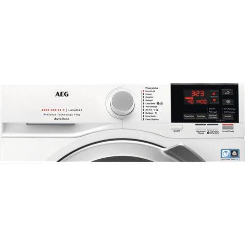 AEG L6FG94SQ lavatrice Caricamento frontale 9 kg 1400 Giri/min C Bianco