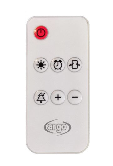Argoclima PETRA stufetta elettrica Interno Bianco 2200 W Riscaldatore ambiente elettrico con ventilatore