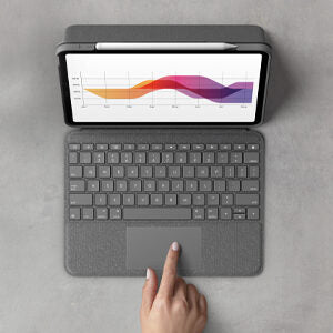 Logitech Folio Touch Grigio Smart Connector QWERTY Italiano