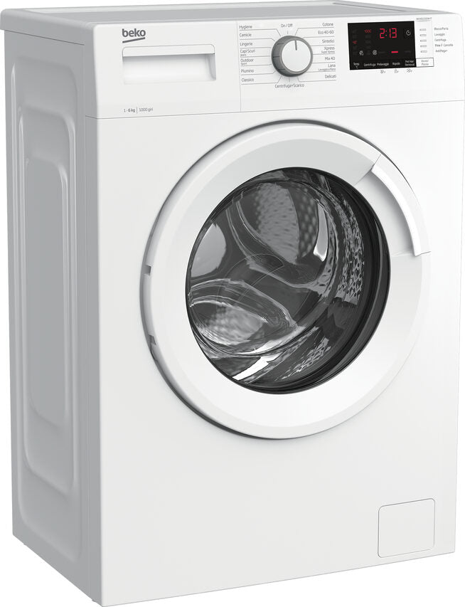 Beko WUX61032W-IT lavatrice Caricamento frontale 6 kg 1000 Giri/min E Bianco