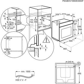 AEG BSE882220M Forno a Incasso 70 L 3000 W A+ Acciaio inossidabile