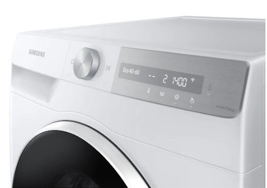 Samsung WW90T734DWH Lavatrice 9kg UltraWash Ai Control Libera installazione Caricamento frontale 1400 Giri/min Bianco A