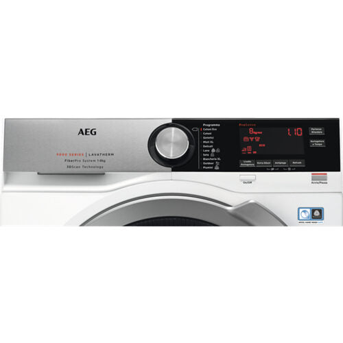 AEG T9DEC857 asciugatrice Libera installazione Caricamento frontale 8 kg A+++ Bianco
