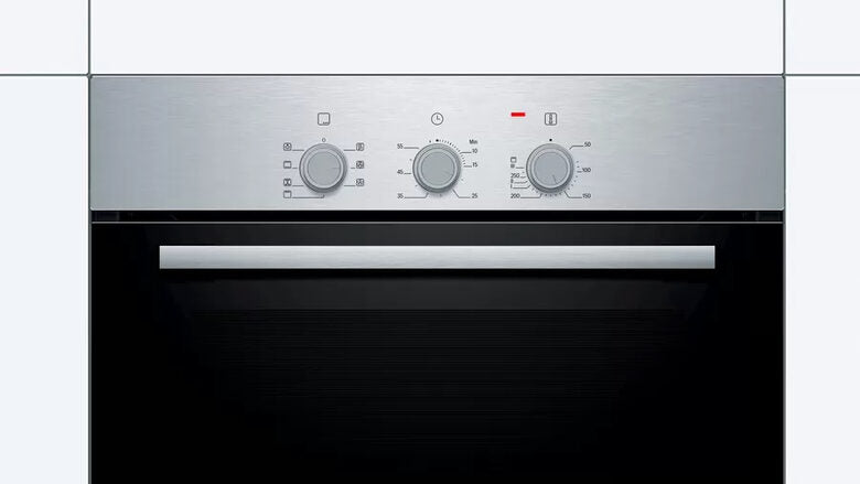 Bosch Serie 2 HBF011BR0 Forno a Incasso 66 L 3300 W A Nero, Acciaio inossidabile