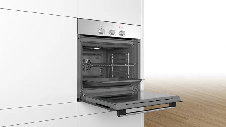 Bosch Serie 2 HBF011BR0 Forno a Incasso 66 L 3300 W A Nero, Acciaio inossidabile