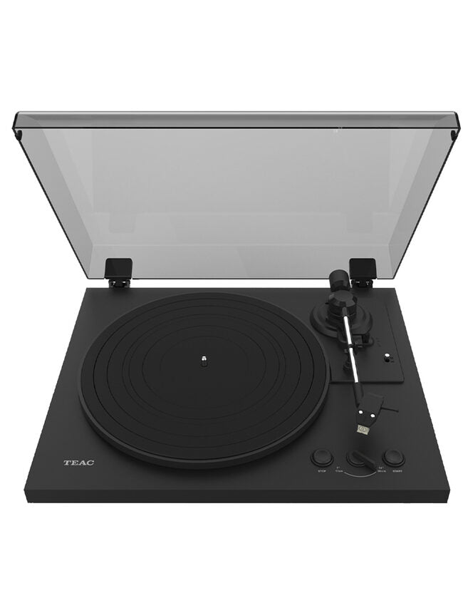 TEAC TN-175-B Giradischi con trasmissione a cinghia Nero