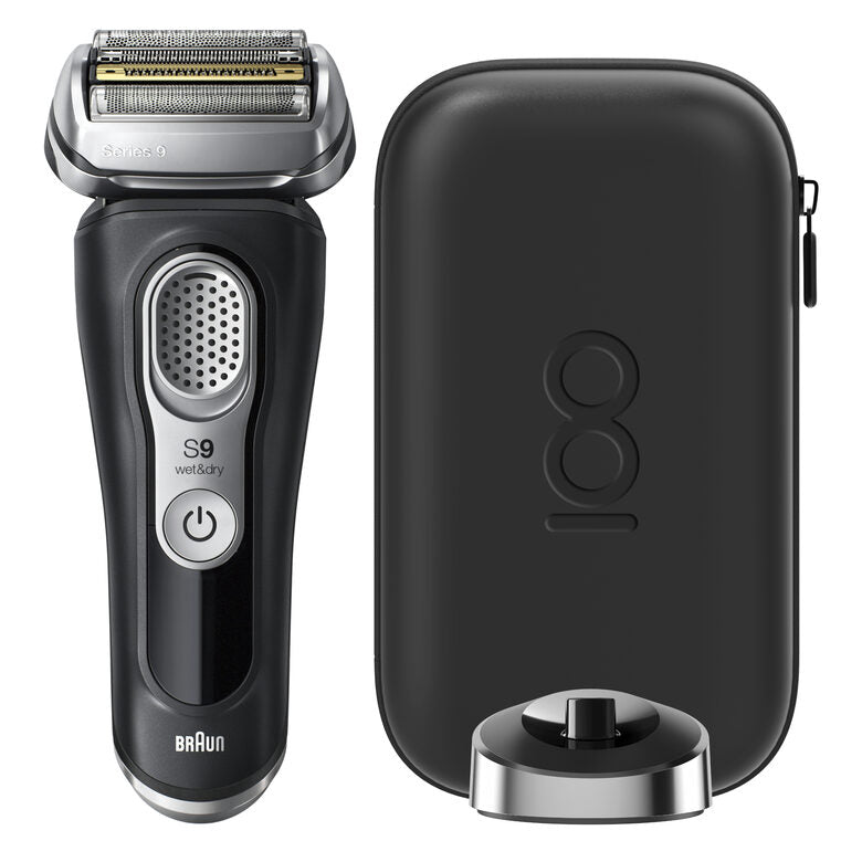 Braun Series 9 Rasoio Elettrico Uomo, Design Edition Con Custodia Da Viaggio - Nero