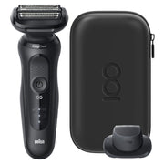 Braun Series 5 Rasoio Elettrico, Design Edition Con Custodia Da Viaggio - Nero