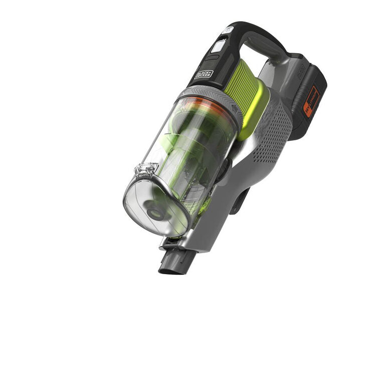 Black & Decker BHFEV362DA scopa elettrica Senza sacchetto 0,75 L Grigio, Lime